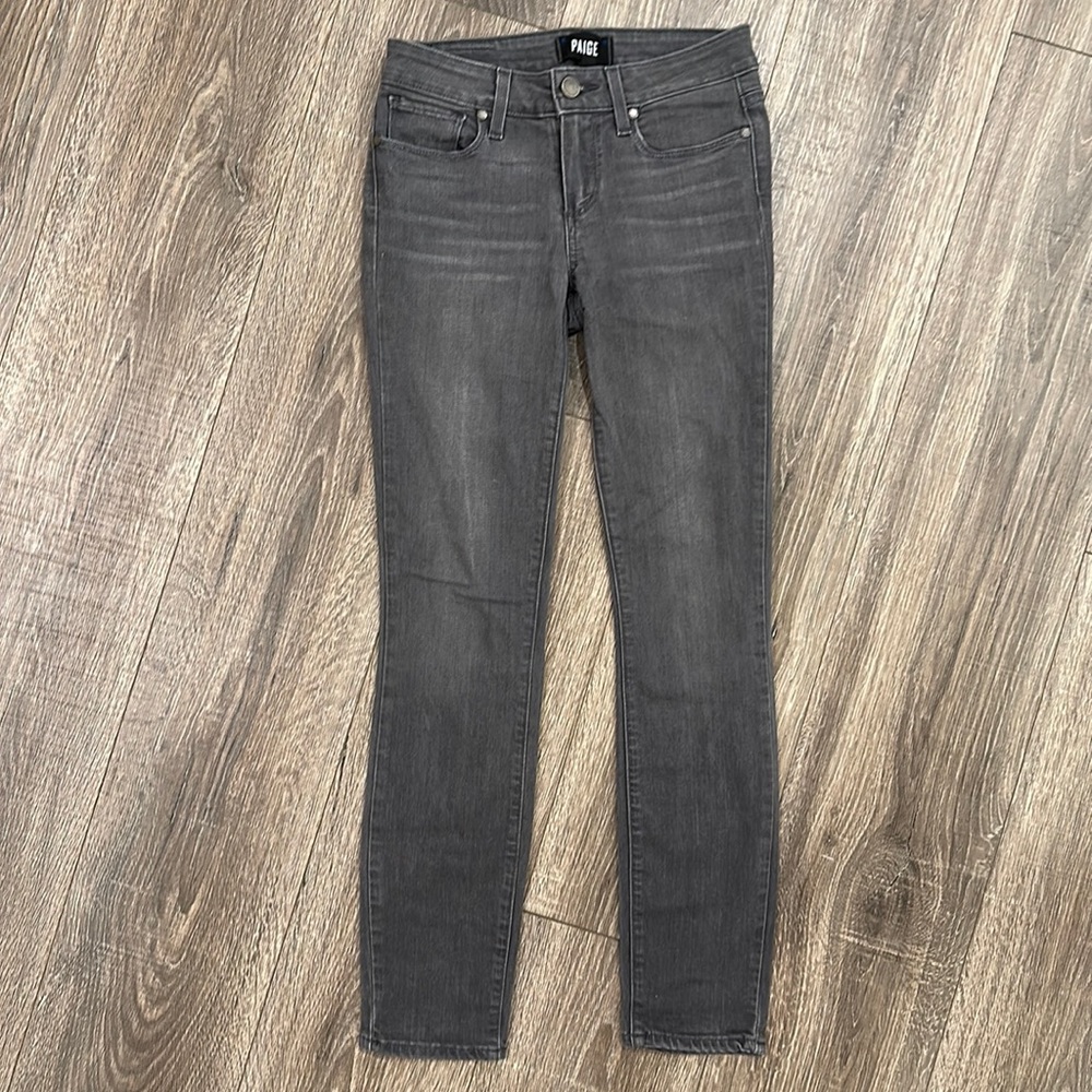 PAIGE Denim Grey Skinny Jeans
